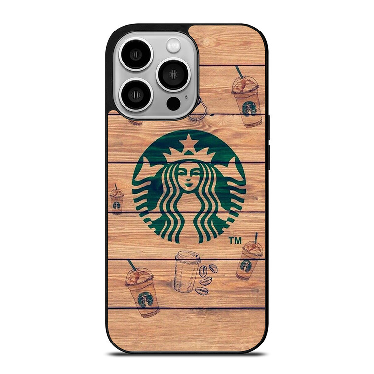 COFFEESHOP STARBUCK WOODEN LOGO iPhone 14 Pro Case
