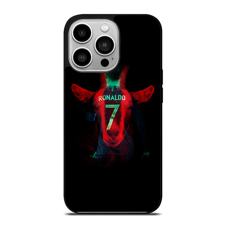 CRISTIANO RONALDO CR7 G.O.A.T iPhone 14 Pro Case
