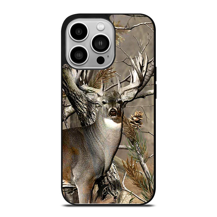 DEER HUNTING CAMO iPhone 14 Pro Case