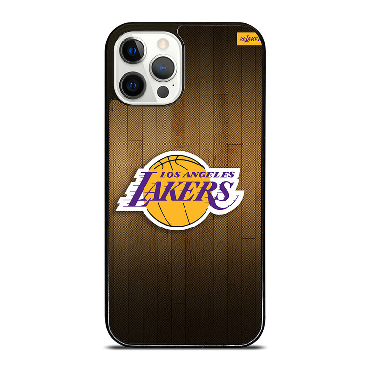 LA LAKERS BASKETBALL WOODEN iPhone 12 Pro Case