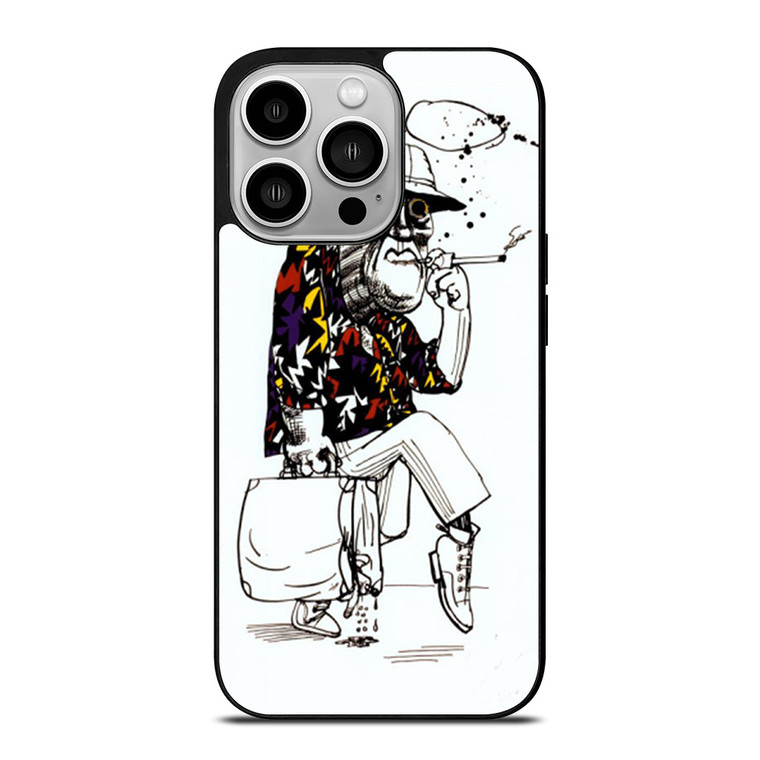 DR GONZO RALPH STEADMAN LAS VEGAS iPhone 14 Pro Case