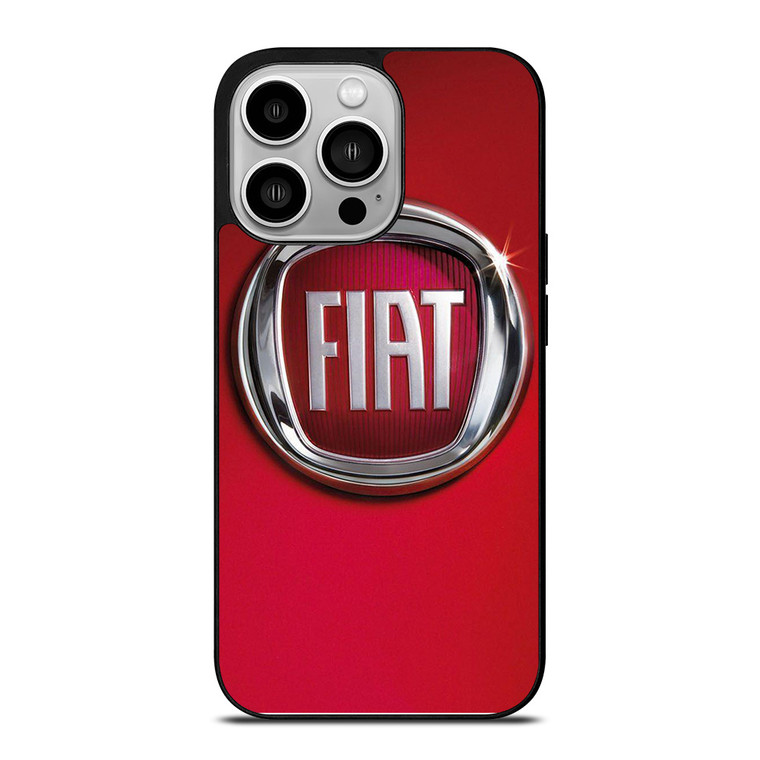 FIAT LOGO RED iPhone 14 Pro Case