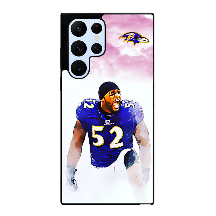 BALTIMORE RAVENS RAY LEWIS 52 Samsung Galaxy S22 Ultra Case