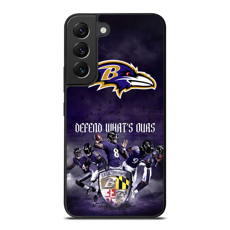 BALTIMORE RAVENS DEFEND Samsung Galaxy S22 Plus Case
