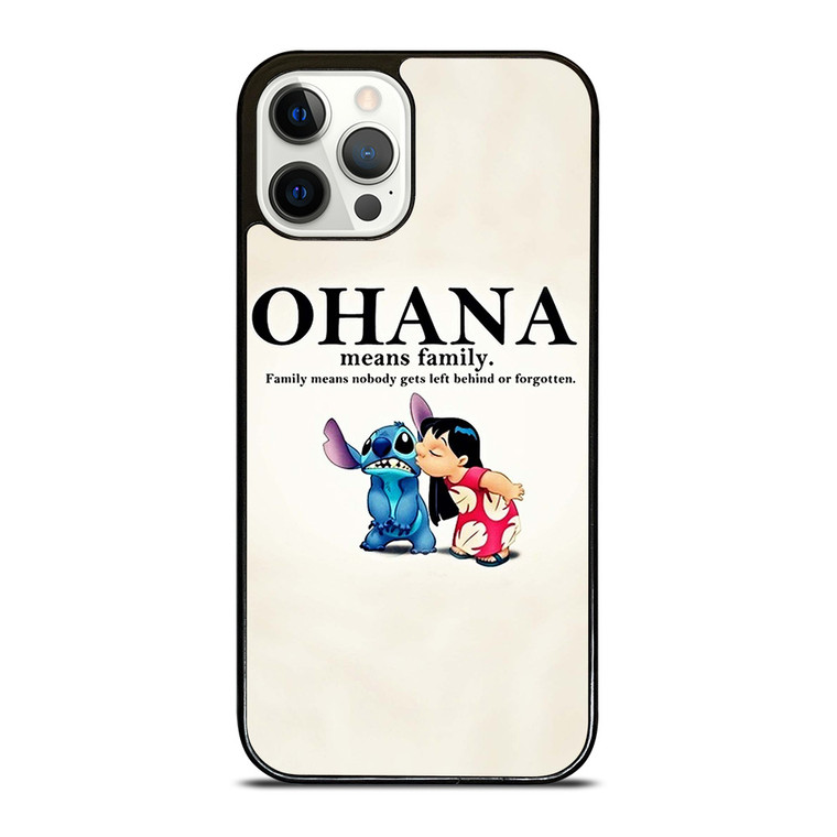 LILO AND STITCH OHANA FAMILY Disney iPhone 12 Pro Case
