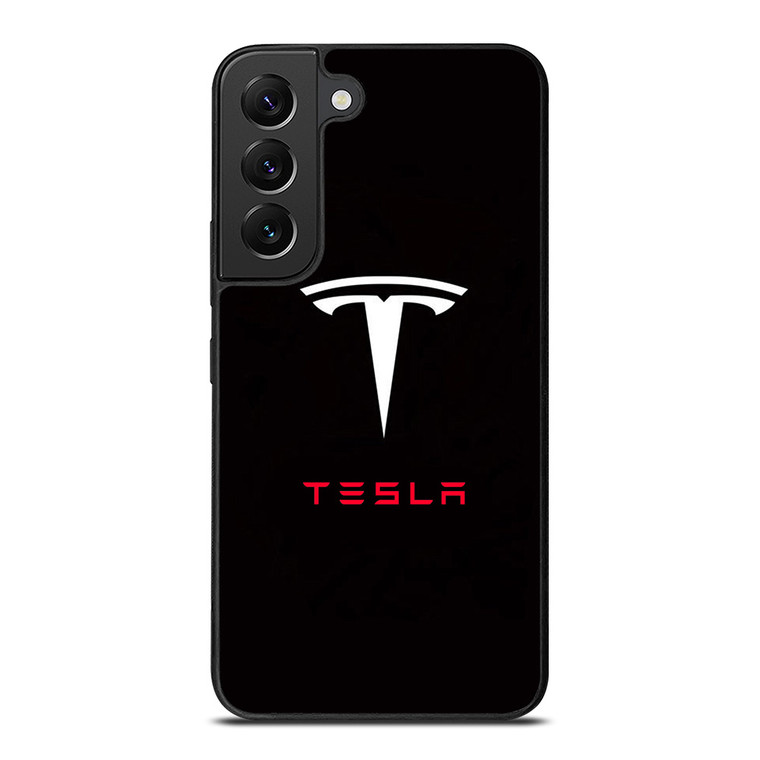 TESLA ELECTRIC CAR LOGO Samsung Galaxy S22 Plus Case