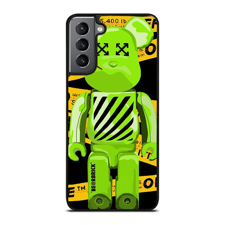 BEARBRICK X OFF WHITE 2 Samsung Galaxy S21 Ultra Case