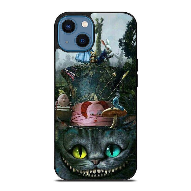 ALICE IN WONDERLAND CAT iPhone 14 Case