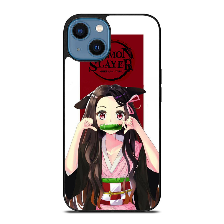 ANIME DEMON SLAYER KIMETSU NO YAIBA CUTE NEZUKO iPhone 14 Case