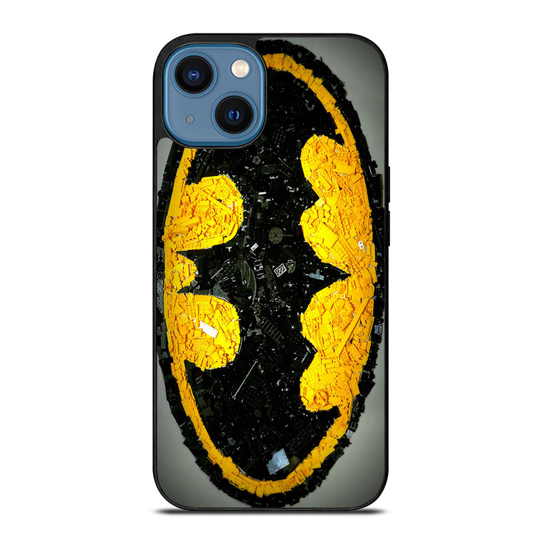 Batman Logo Black Yellow 2 iPhone 14 Case