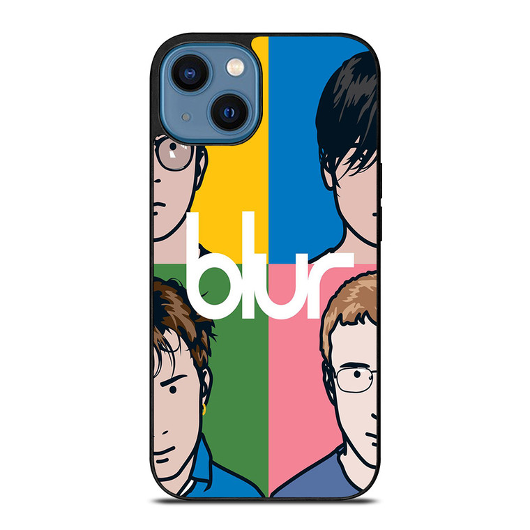 BLUR ROCK BAND ART COVER iPhone 14 Case