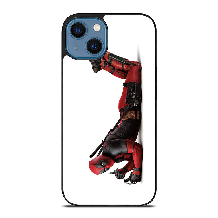 DEADPOOL SUPERHERO WITH A BOM iPhone 14 Case