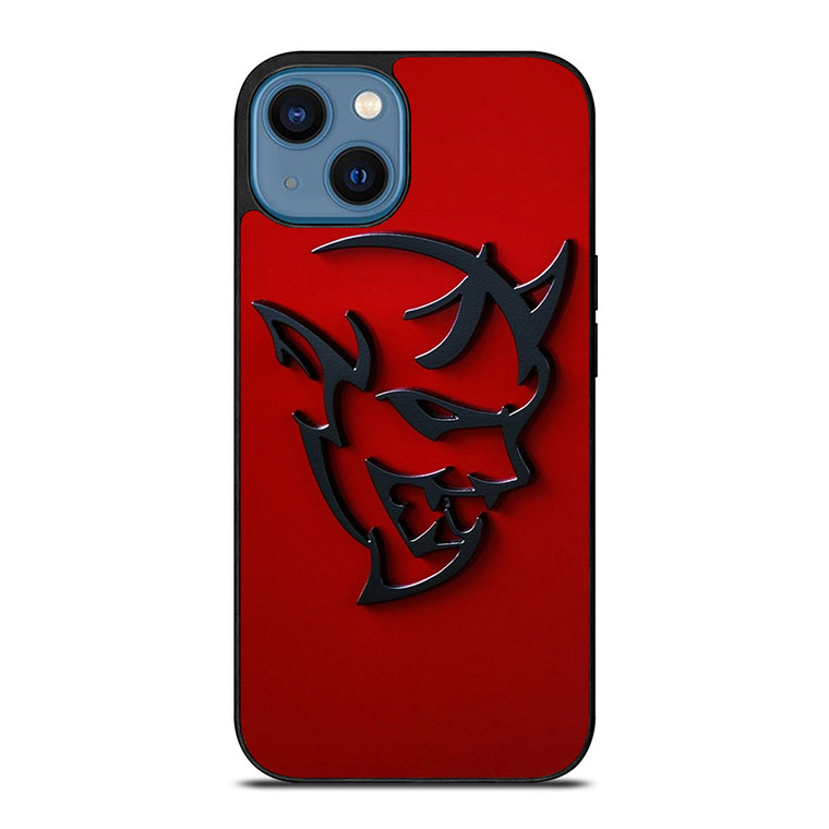 DODGE DEMON LOGO RED iPhone 14 Case