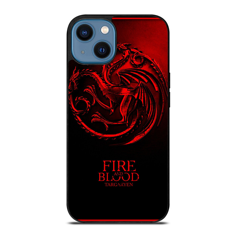 FIRE ANG BLOOD TARGARYEN iPhone 14 Case FIRE ANG BLOOD TARGARYEN iPhone 14 Case