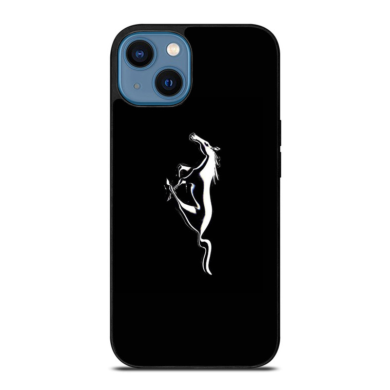 FORD MUSTANG GLOSSY EMBLEM iPhone 14 Case