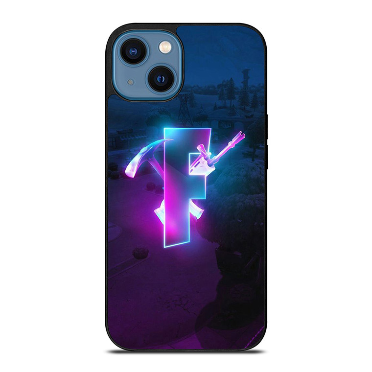 FORNITE GLOWING LOGO iPhone 14 Case FORNITE GLOWING LOGO iPhone 14 Case