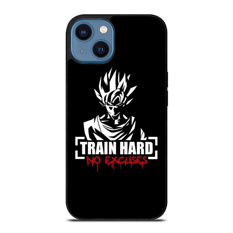 GOKU TRAIN HARD NO EXCUSES iPhone 14 Case