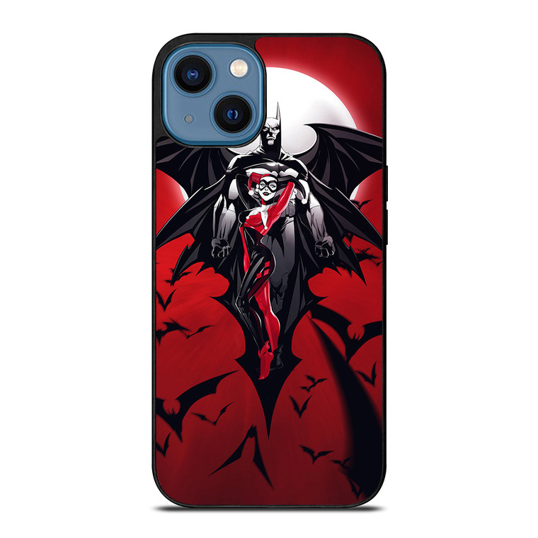 HARLEY QUINN AND BATMAN iPhone 14 Case