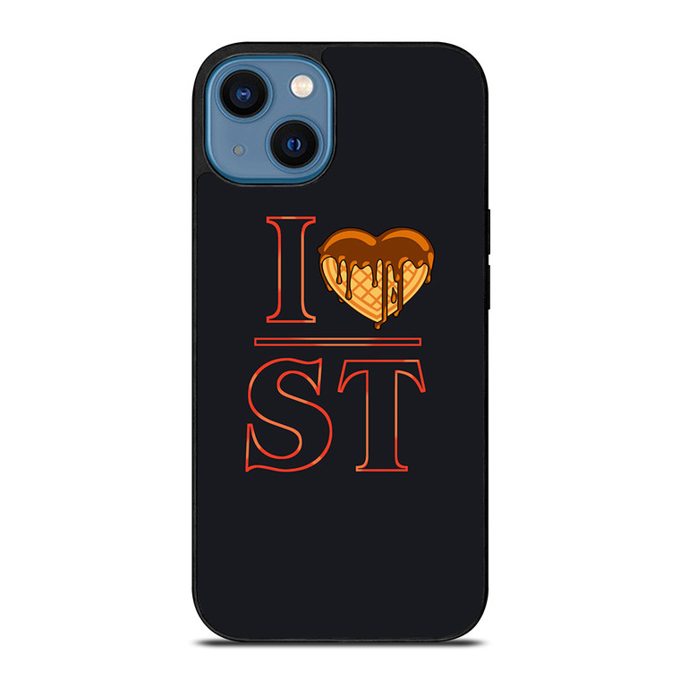I LOVE STRANGER THINGS FAN ART iPhone 14 Case I LOVE STRANGER THINGS FAN ART iPhone 14 Case