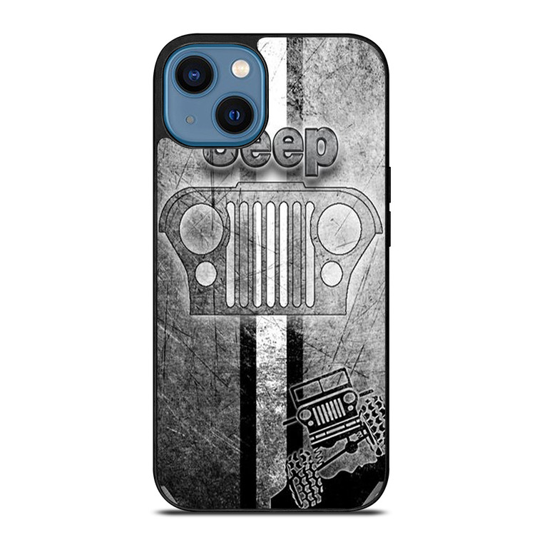 JEEP LOGO SILVER iPhone 14 Case