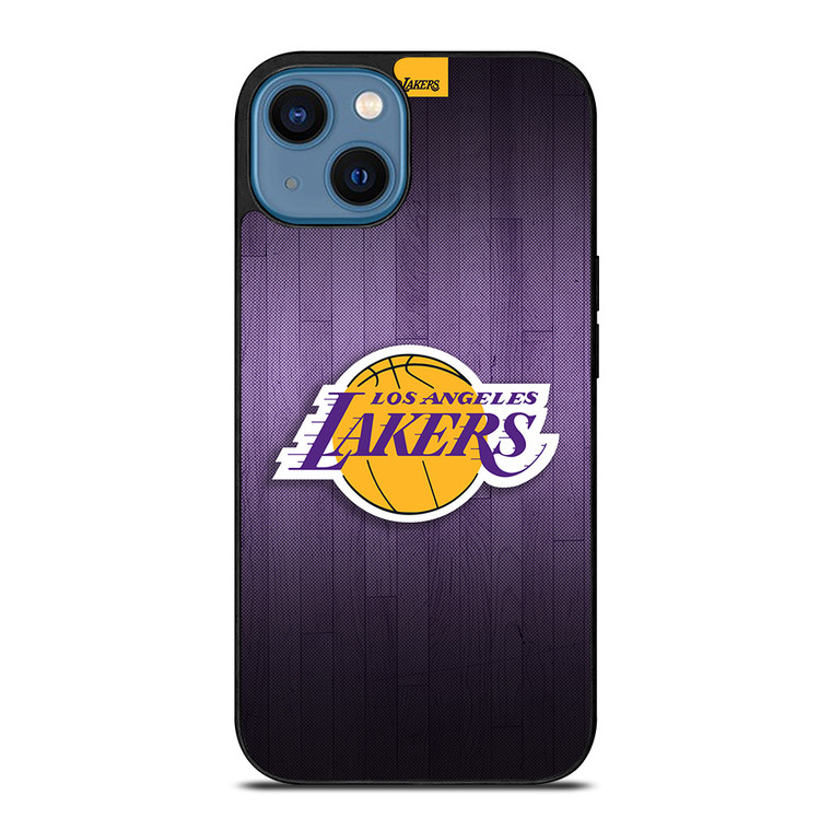 LA LAKERS WOOD DESIGN iPhone 14 Case