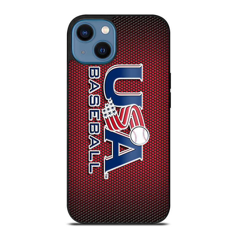 MAJOR BASEBALL LEAGUE LOGO RED iPhone 14 Case