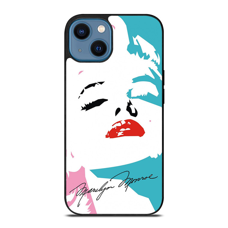 MARILYN MONROE SIGNATURE iPhone 14 Case