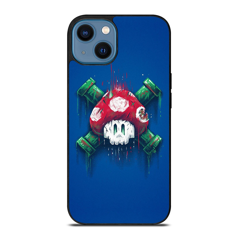 MARIO BROSS DEAD MUSHROOM iPhone 14 Case