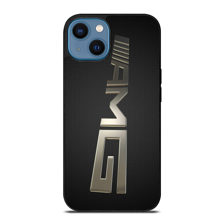 MERCEDES AMG LOGO CARBON PERSPECTIVE iPhone 14 Case