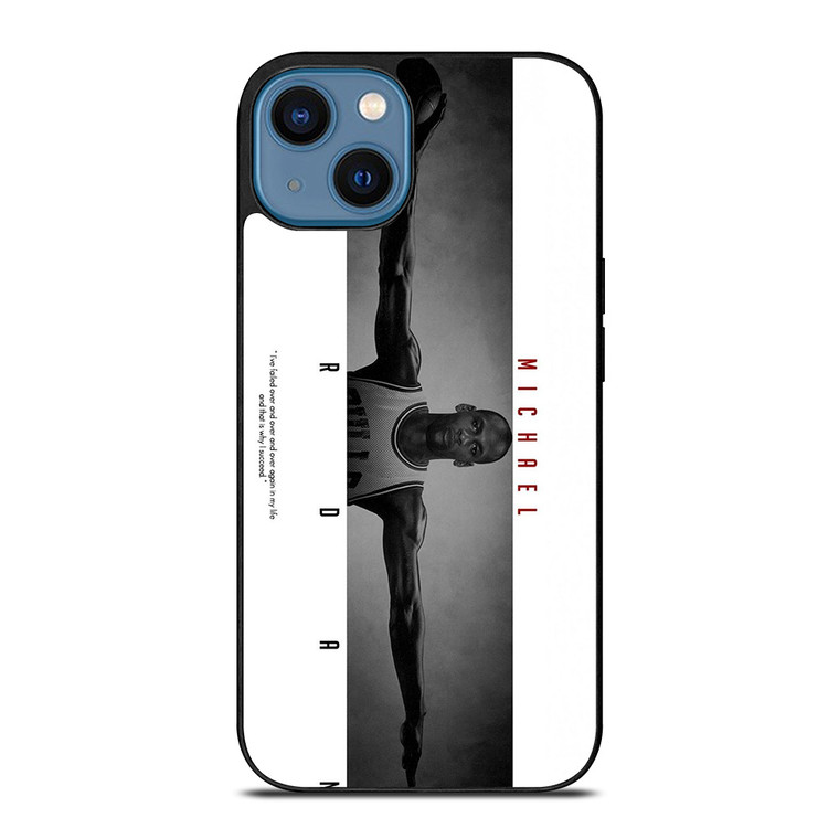 MICHAEL JORDAN CHICAGO BULLS 3 iPhone 14 Case
