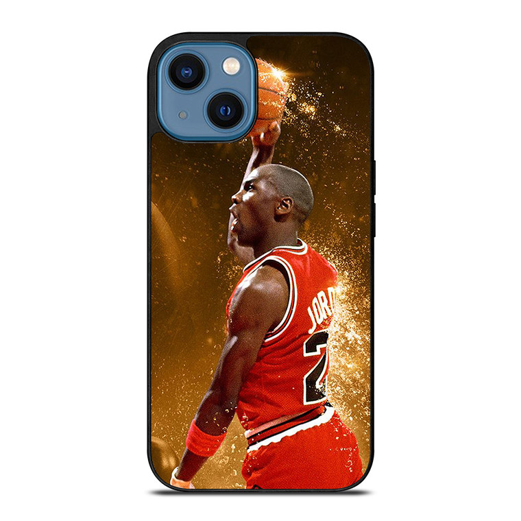 MICHAEL JORDAN CHICAGO BULLS iPhone 14 Case