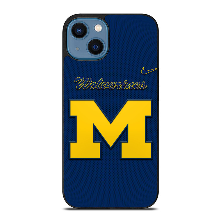 MICHIGAN WOLVERINES GO BLUE iPhone 14 Case