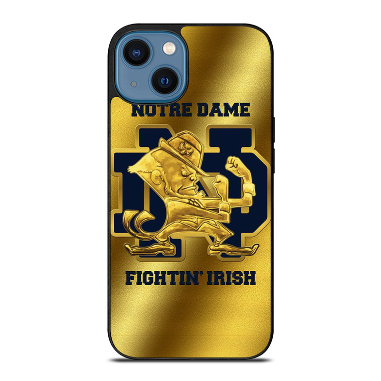 NOTRE DAME FIGHTING IRISH GOLD iPhone 14 Case