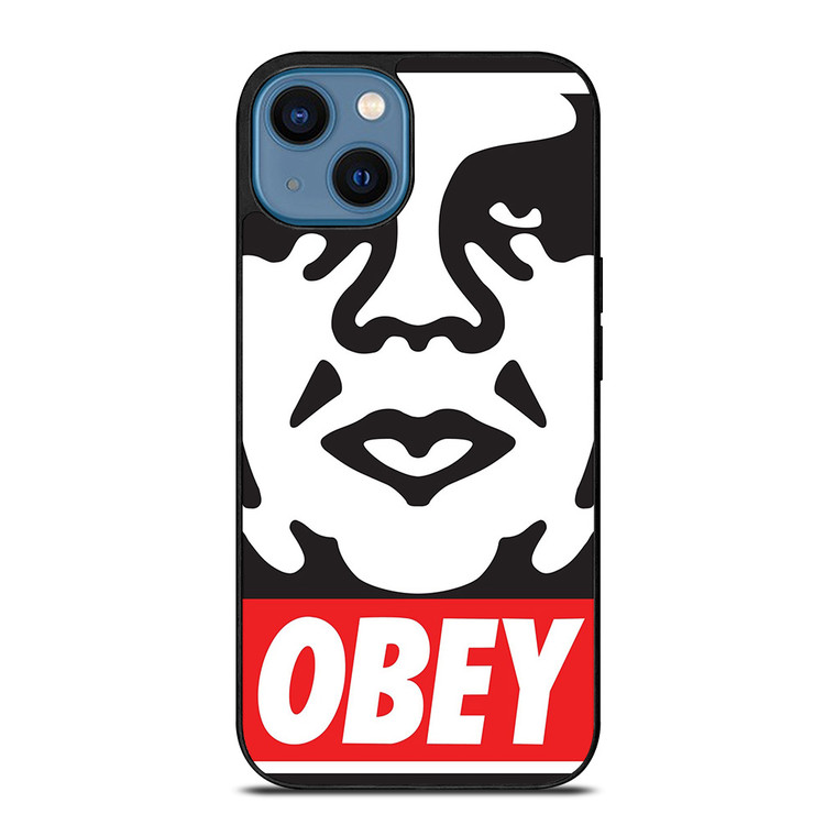 OBEY CLOTHING LOGO iPhone 14 Case OBEY CLOTHING LOGO iPhone 14 Case