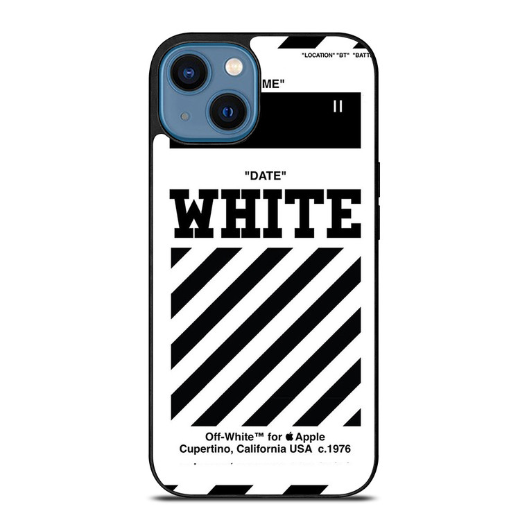 OFF WHITE DATE TIME iPhone 14 Case