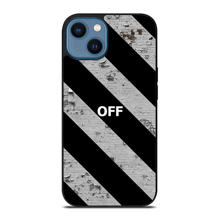 OFF WHITE WALL TEXTURE iPhone 14 Case