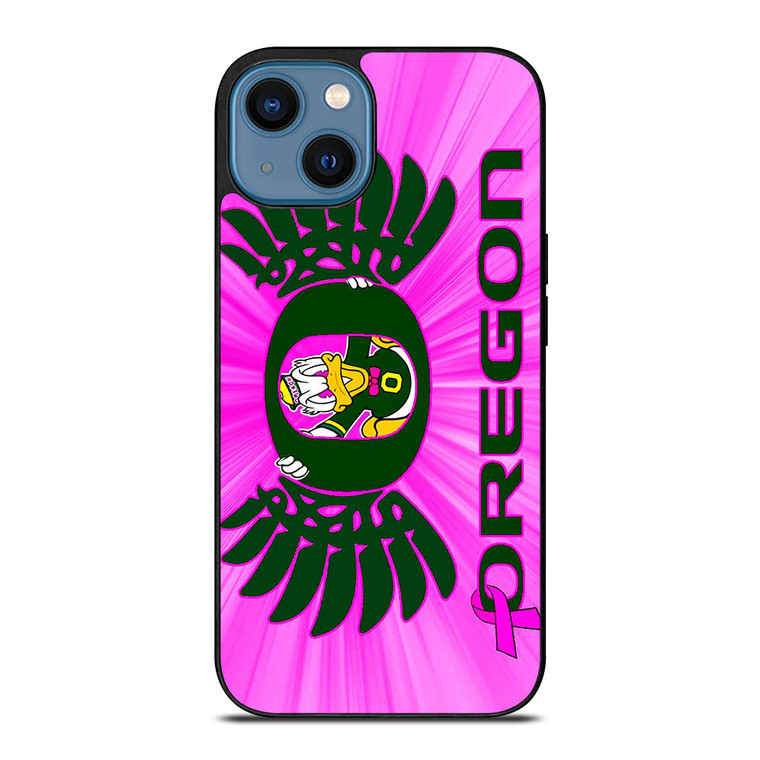 PINK GIRLS OREGON DUCKS iPhone 14 Case