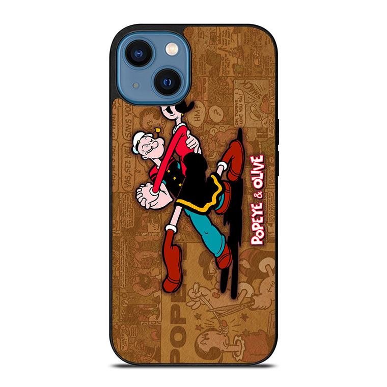 POPEYE AND OLIVE DANCE iPhone 14 Case POPEYE AND OLIVE DANCE iPhone 14 Case
