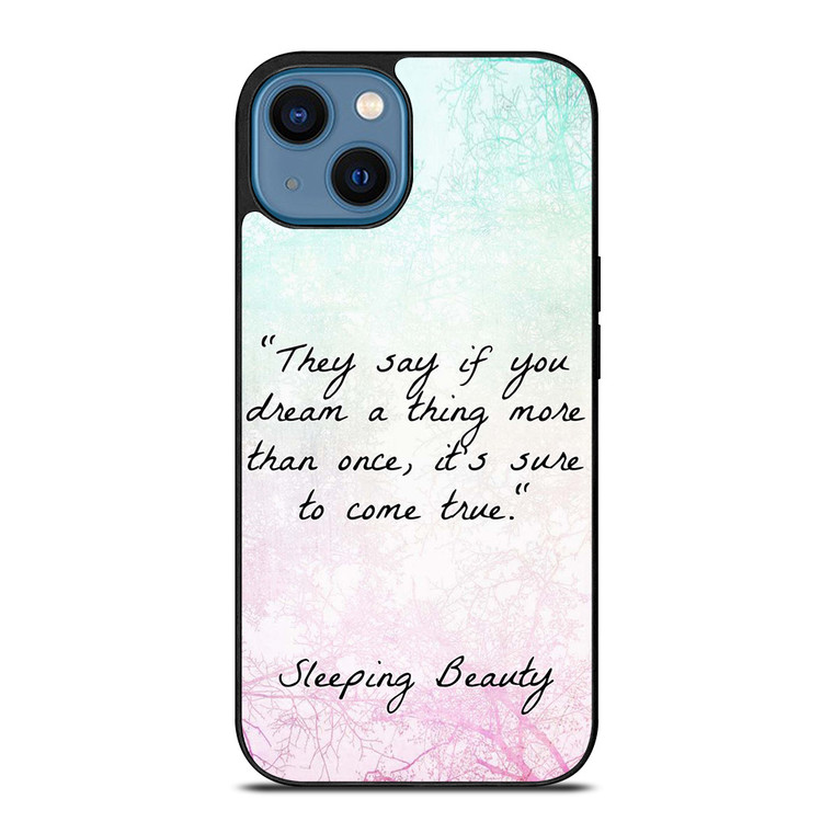 PRINCESS AURORA QUOTES iPhone 14 Case PRINCESS AURORA QUOTES iPhone 14 Case