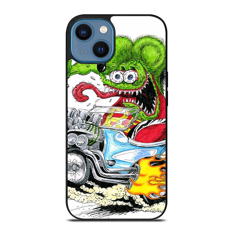 RAT FINK HOT ROD iPhone 14 Case RAT FINK HOT ROD iPhone 14 Case