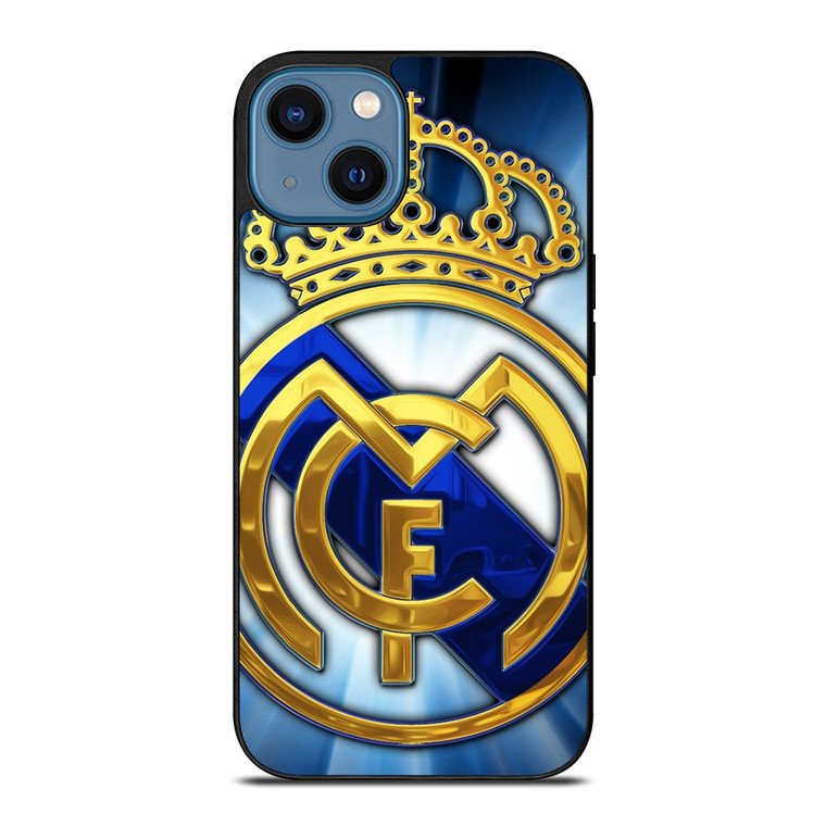 REAL MADRID SHINE LOGO iPhone 14 Case REAL MADRID SHINE LOGO iPhone 14 Case