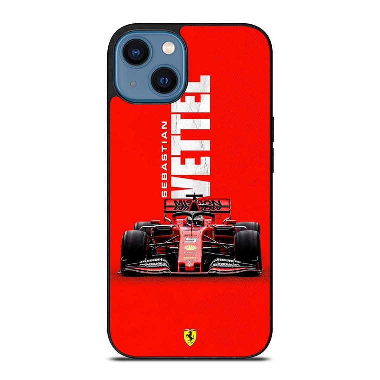 SEBASTIAN VETTEL FERRARI F1 iPhone 14 Case