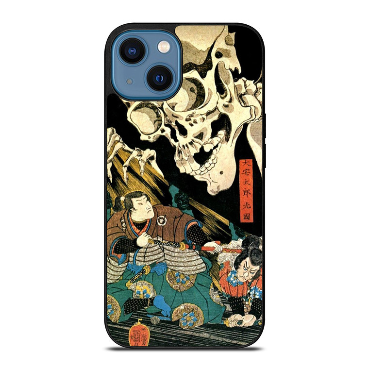 SKULL JAPANESE ART STYLE iPhone 14 Case