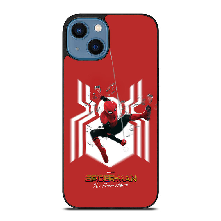 SPIDERMAN FAR FROM HOME LOGO RED ACTION iPhone 14 Case