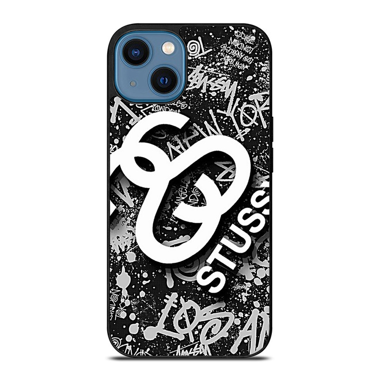 STUSSY ABSTRACT LOGO iPhone 14 Case