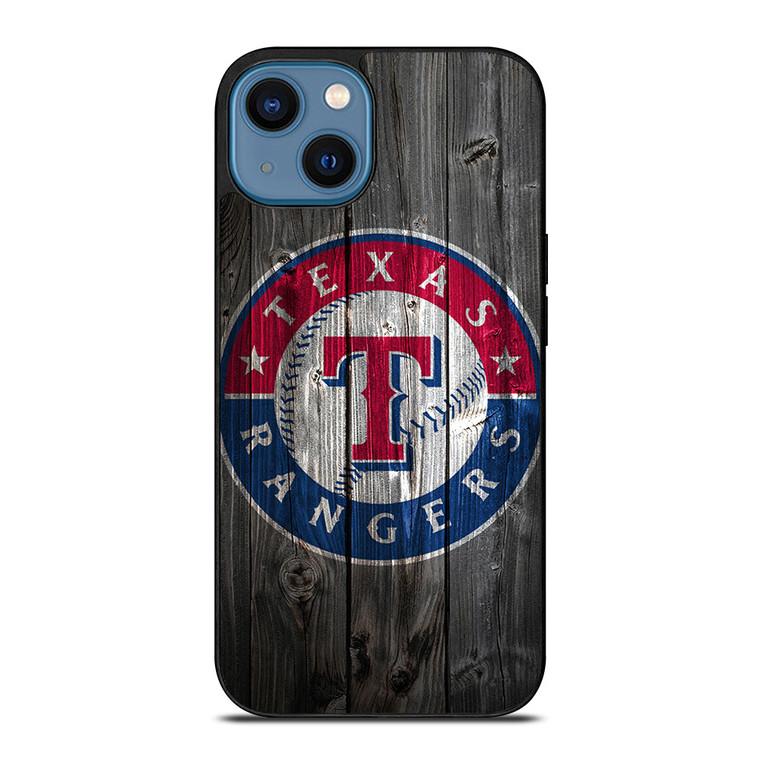 TEXAS RANGERS WOODEN LOGO iPhone 14 Case
