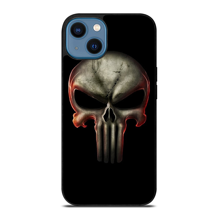 THE PUNISHER SKULL METAL 2 iPhone 14 Case