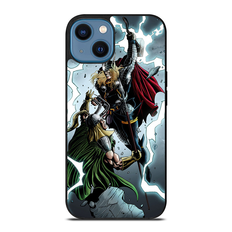 THOR VS LOKI ANIME iPhone 14 Case THOR VS LOKI ANIME iPhone 14 Case