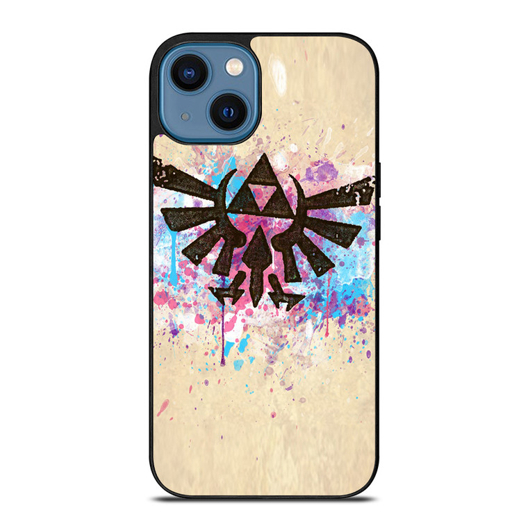 TRIFORCE SPLASH EMBLEM ART iPhone 14 Case