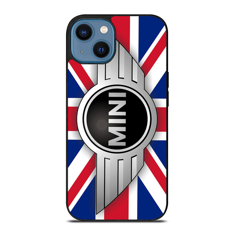 UNION JACK BLUE MINI COPER LOGO iPhone 14 Case